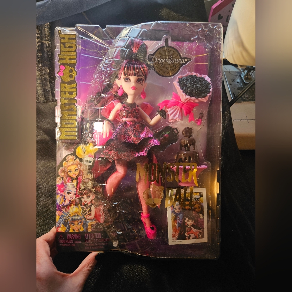 Monster High 2023 Draculaura Monster Ball Party Fashion Doll NRFB